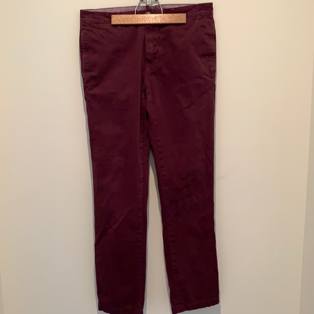 Purple chino pants size 32”
